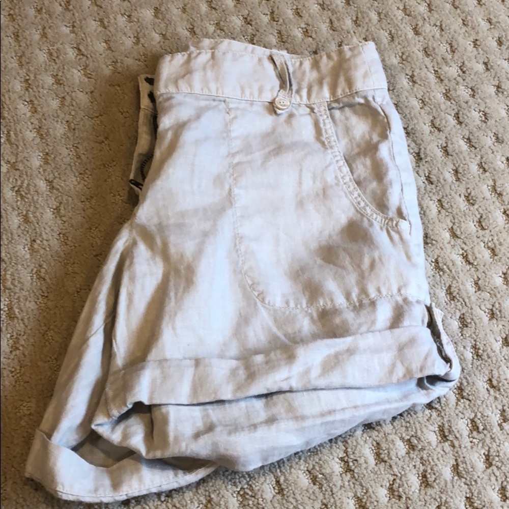 Linen J. Crew shorts